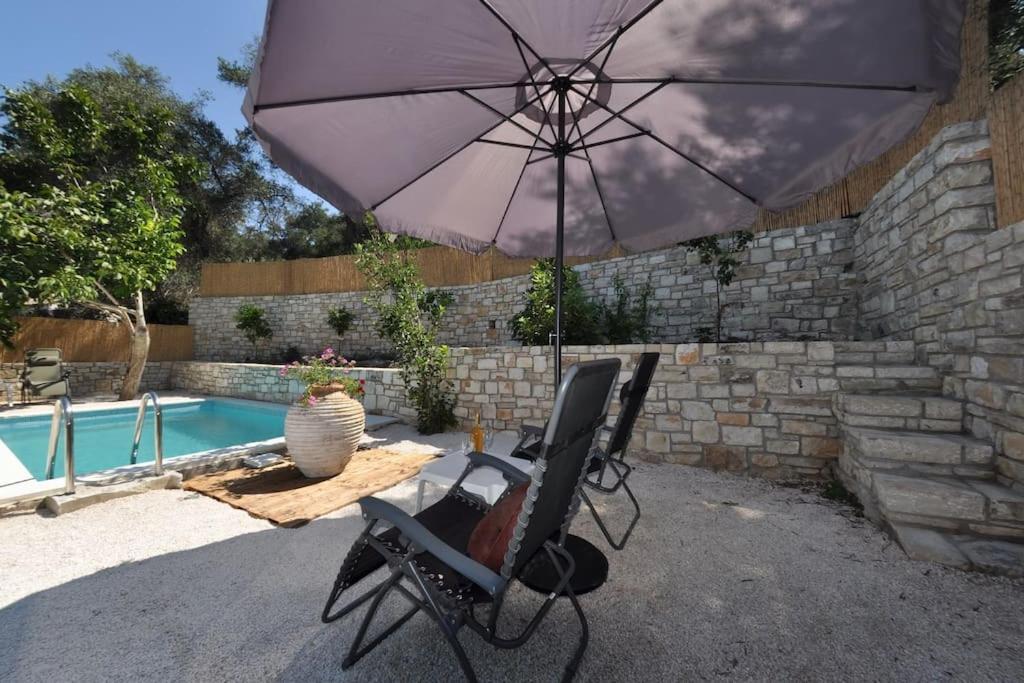 Villa Paxos Adamantia With Private Pool Гайос Екстериор снимка